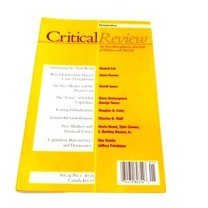 Critical Review: Vol. 14 No.…